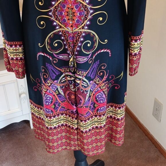 NWT Emma & Michele Shift . Arabesque. Dark Academia. Soft Knit - Picture 7 of 12